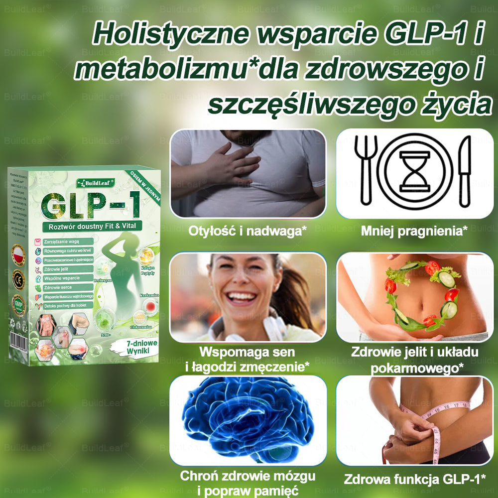 ❤️❤️Oficjalny sklep Polska | BuildLeaf® GLP-1 8-w-1 Fit & Vital Rozwiązanie (Jednorazowe dziennie, widoczne zmiany w ciągu 7 dni) ✅ Otyłość, zdrowie sercowo-naczyniowe, cukrzyca, bezdech senny, zdrowie jelit, problemy ze stawami i inne.